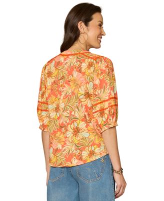 Women's Mandarin Collar Top