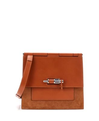 24 Sacabar Shoulder Bag Doblis Suede and Swift