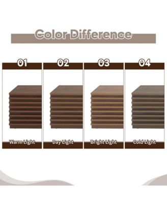 70 Inch Modern TV Stand for TVs, Media Console with Fluted Details, Flip-Down Center Door and Side Cabinets for Living Room