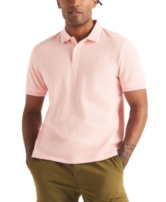 Men's Short-Sleeve Jacquard Polo Shirt