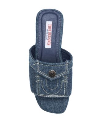 Womens Jean Pocket Sandal