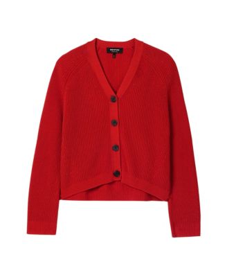 Women's Cotton V-Neck Cardigan