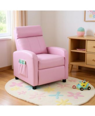 Ergonomic Kids Recliner Lounge Sofa for Ages Three to Twelve