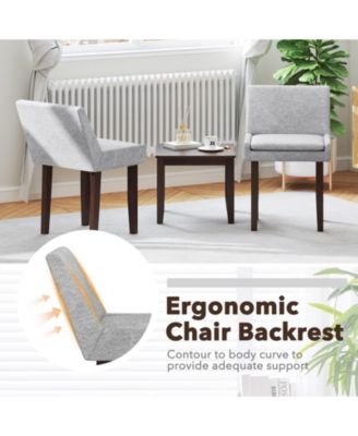 Three Piece Accent Table and Chair Set for Living Room