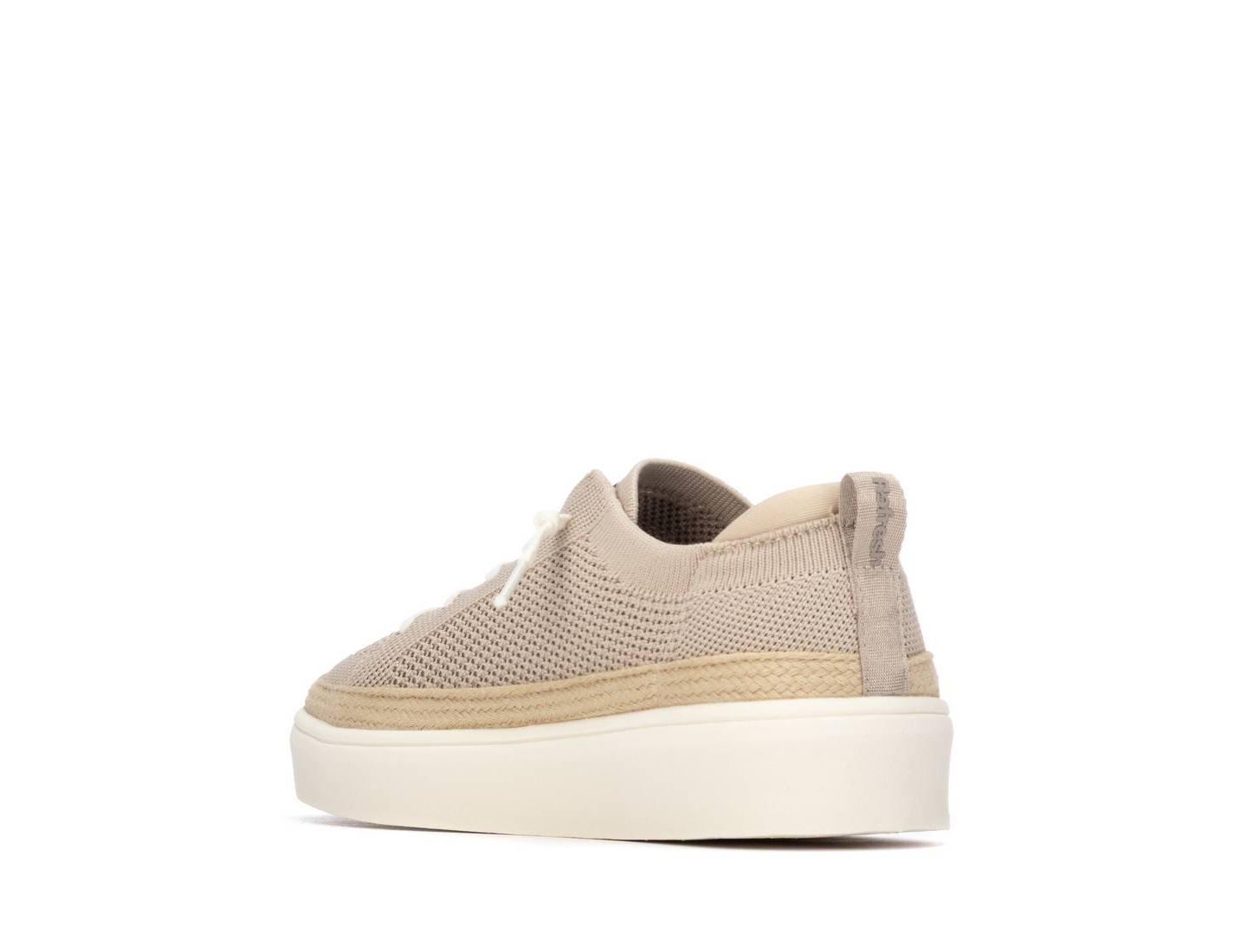 Женские кроссовки XTI Refresh Collection Casual Knit Lace-Up, цвет: Бежевый — фото 3