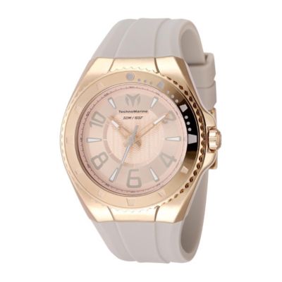 TechnoMarine Mens Tm-225027 Lusso Mare Quartz 2 Hand Dial Watch - Gray 143$