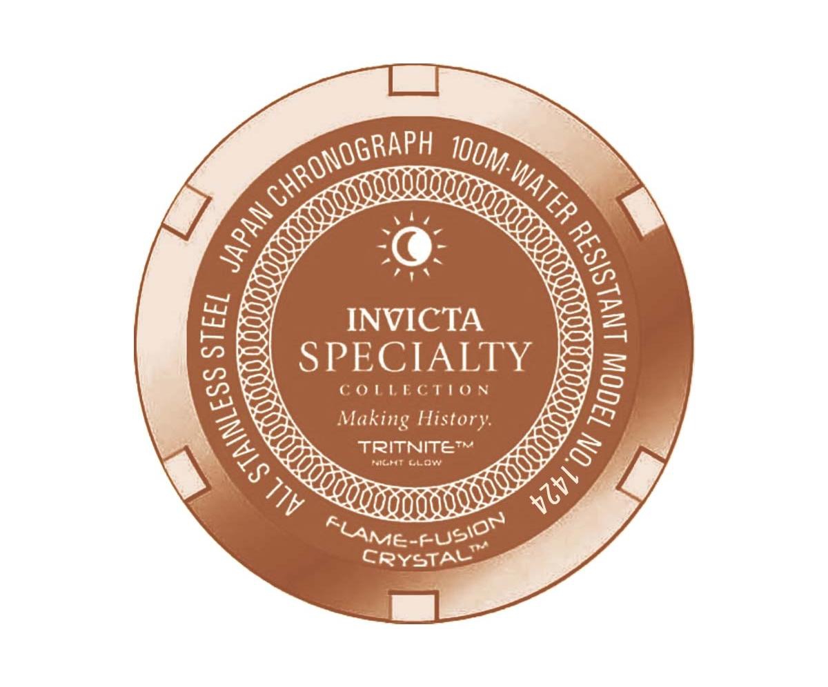 Invicta Men's 1424 Specialty Quartz Chronograph Dial Watch