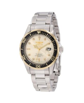 Men's 12808 Pro Diver Quartz Champagne Dial Watch