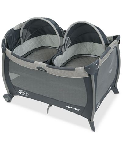 Graco Baby Pack 'n Play Playard with Twins Bassinet Stars
