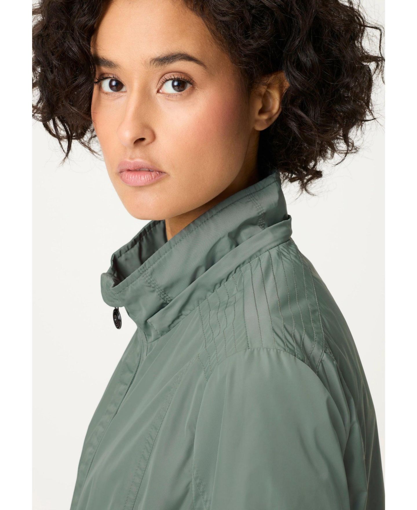 Женская куртка Olsen Jacket with Removeable Hood, цвет: Тёмный шалфейный — фото 4