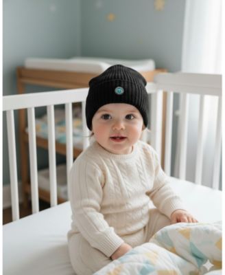 Kids Cozy Knit-In Bow Rayon-Blend Beanie