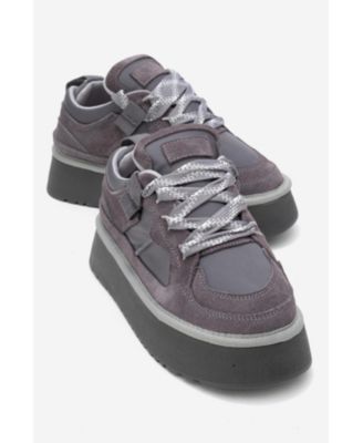 Women's Riven Leather Platform Sneaker