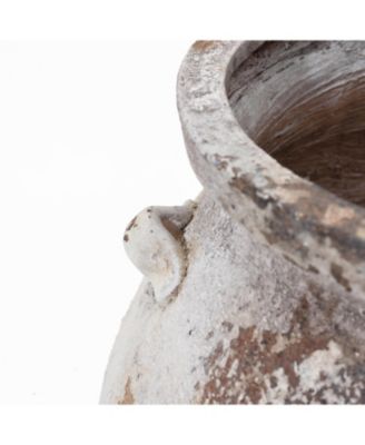 Rustic Cauldron MgO Planter Pot