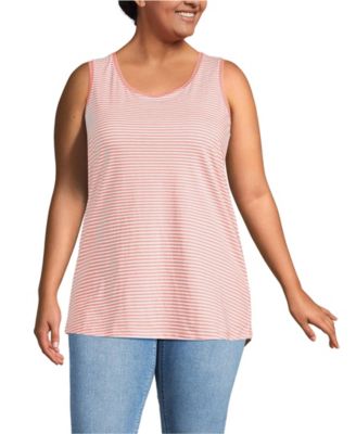 Plus Size Supima Cotton Tunic Tank Top