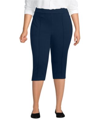 Women's Starfish High Rise Pintuck Capri Pants