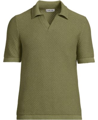 Men's Short Sleeve Johnny Collar Polo