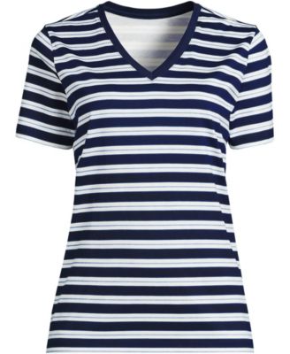 Plus Size Supima Cotton V-Neck T-Shirt