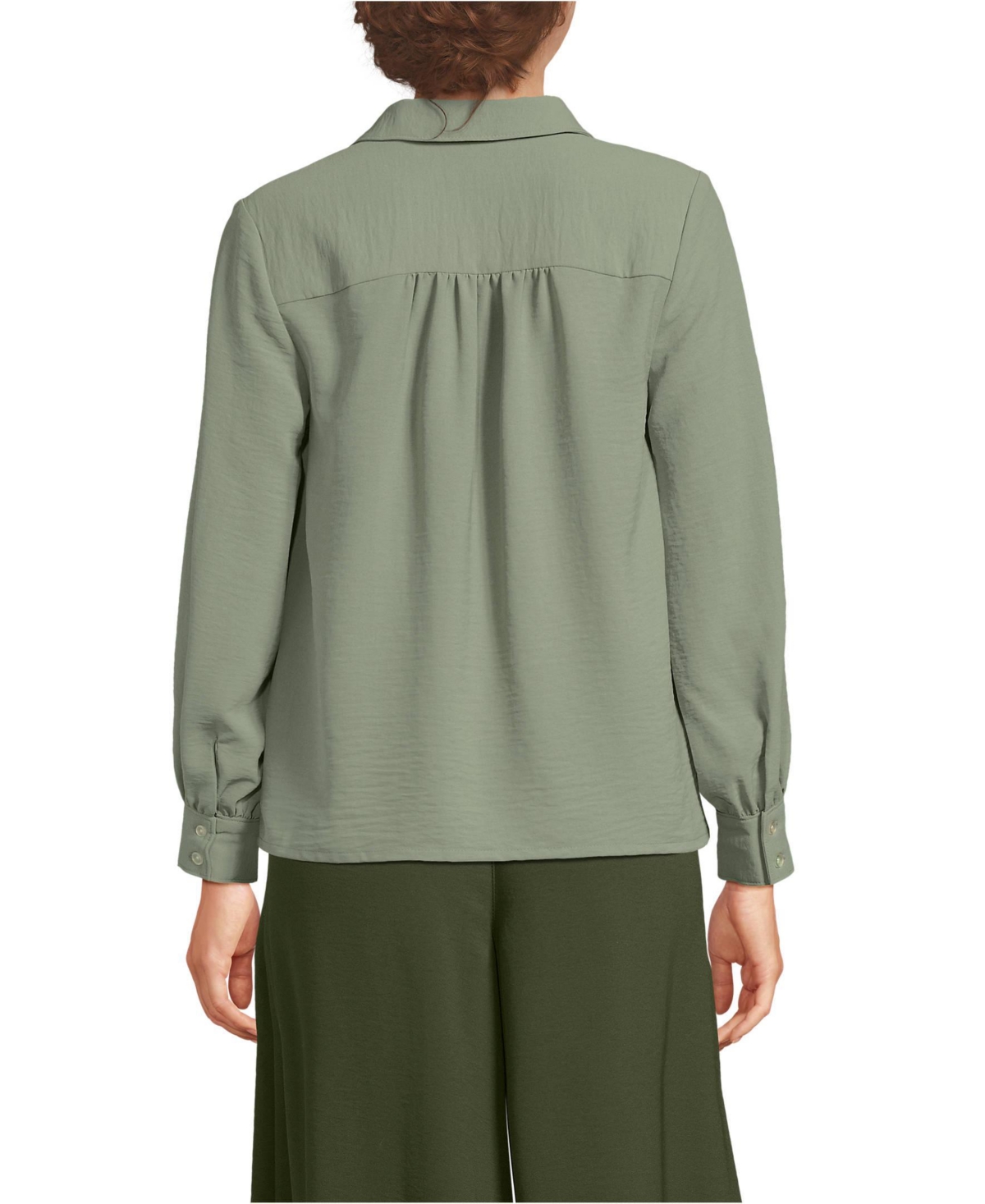 Lands' End Women's Creaseless Feminine Shirt