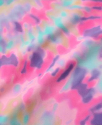 Big Girls Plus Chlorine Resistant Short Sleeve Crew Neck Swim Rash Guard