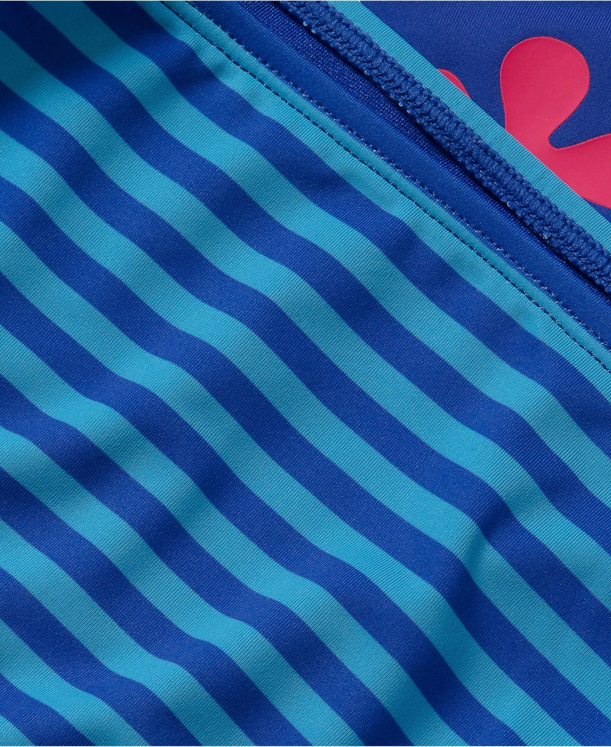 Lands' End Girls Chlorine Resistant Long Sleeve Rash Guard Bikini 3 Piece Swimsuit Set