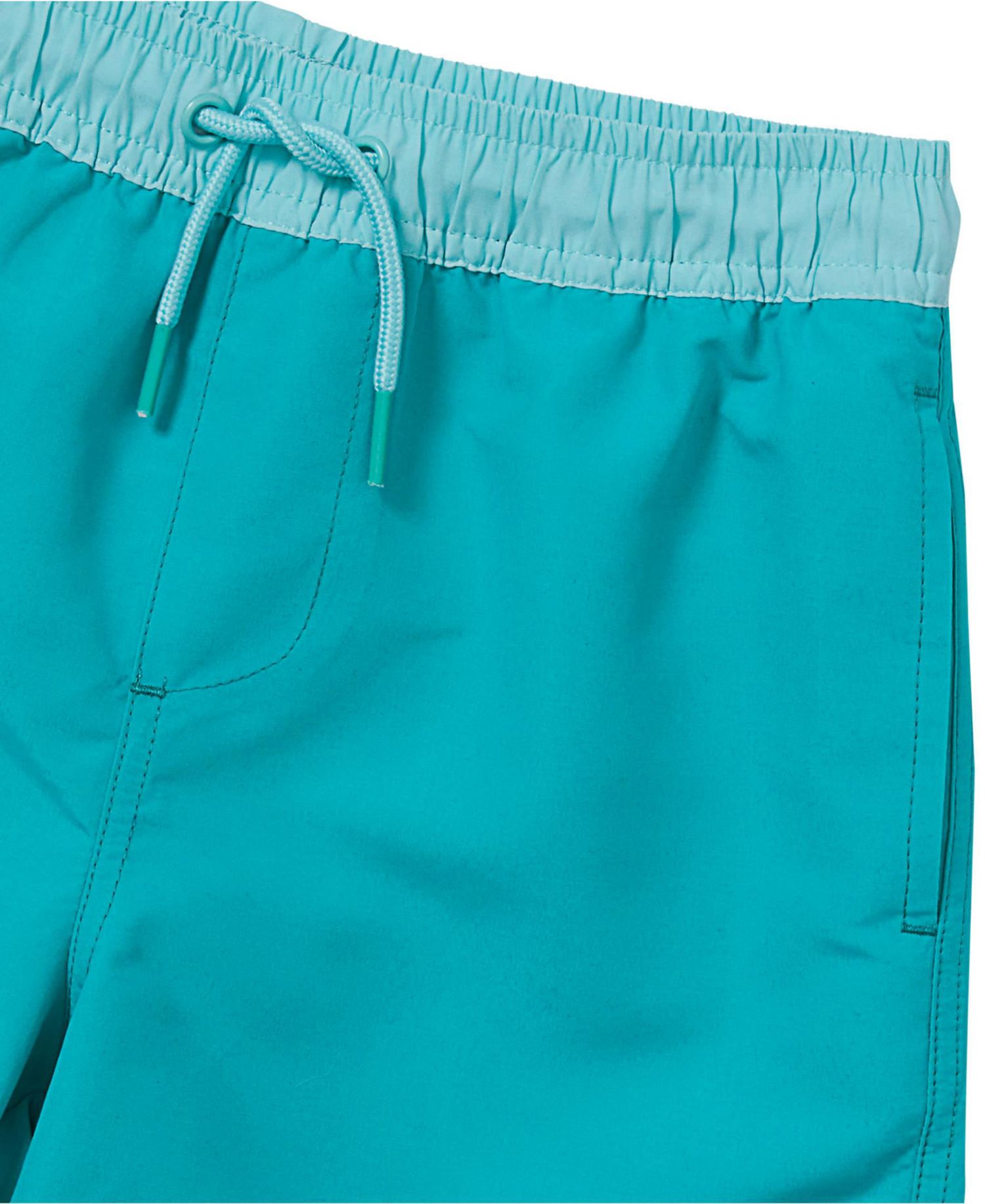 Boys Chlorine Resistant 5in Swim Trunks with Mesh Liner