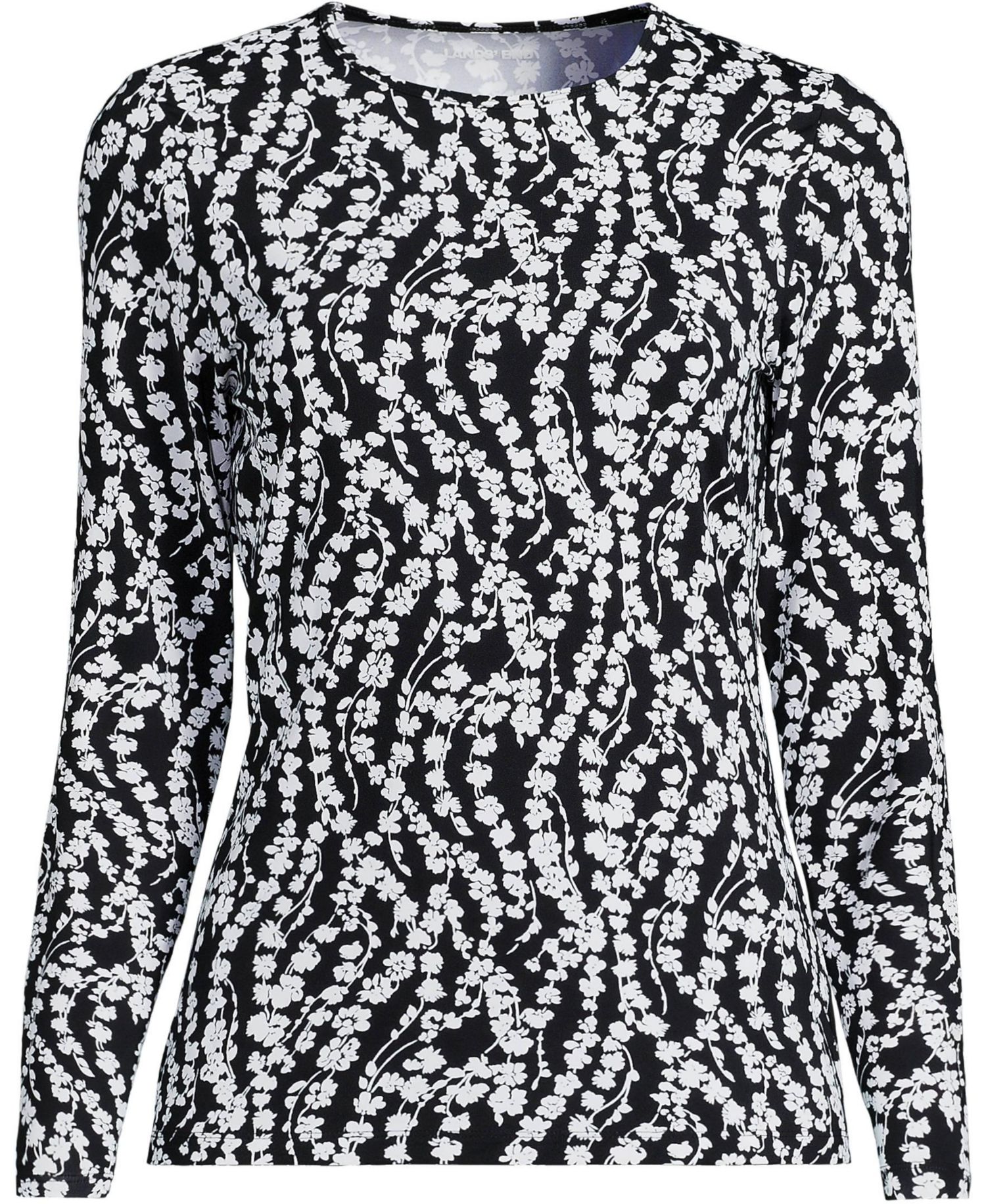 Women's Long Sleeve Crewneck Garden Tee - Sunshade UPF 50 Quick Dry