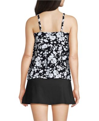 Women's Tulip Hem Tankini Top