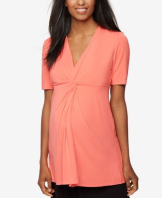 Rachel Zoe - Maternity Twist-Front Top