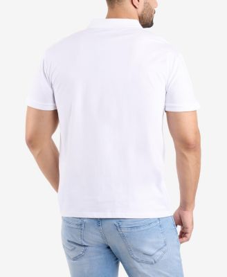 XRAY Men's Short Sleeve New Rib Polo