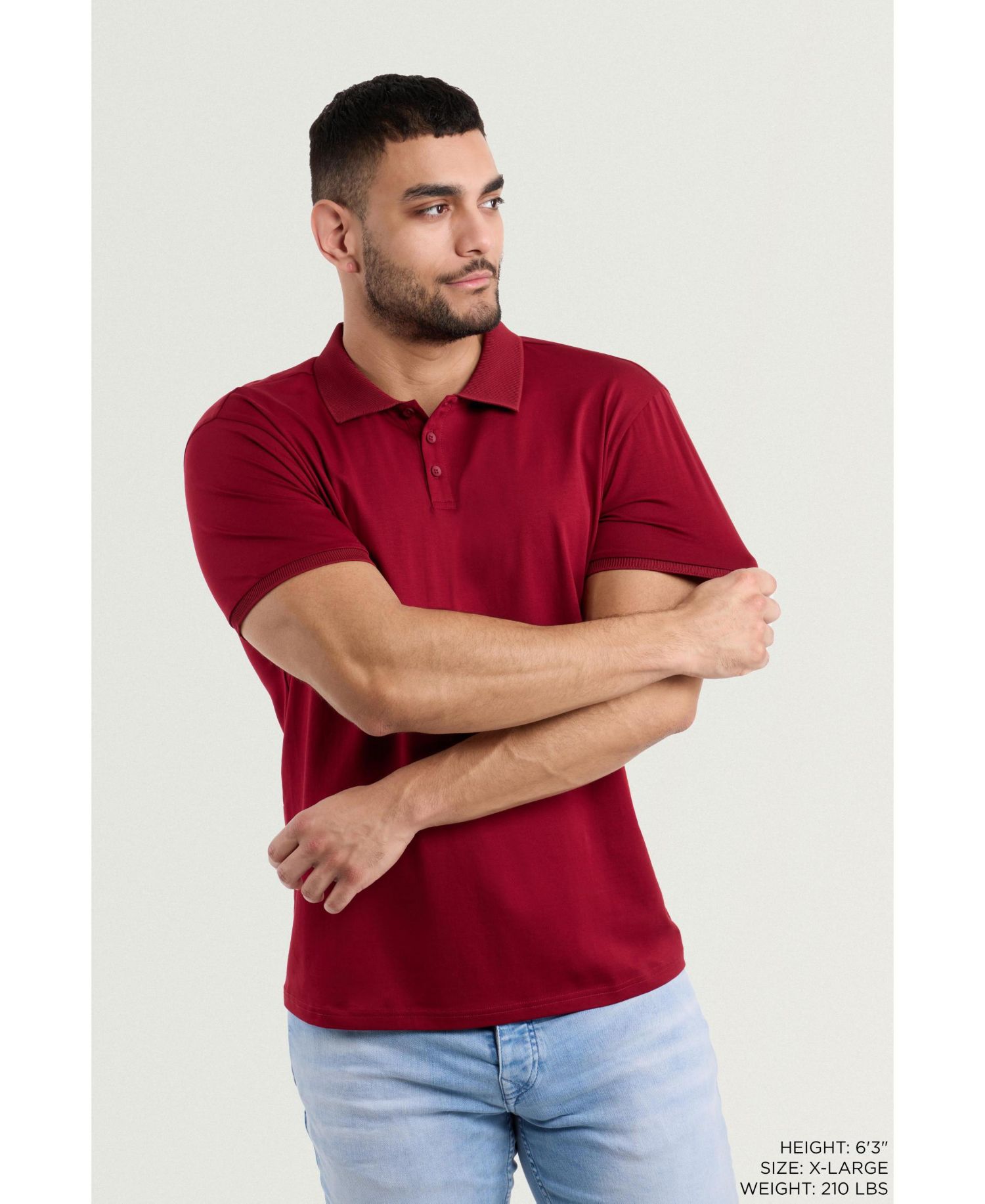 Men's XRAY Short Sleeve New Rib Polo