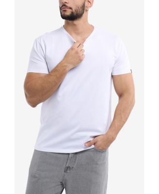 X RAY Big & Tall Basic Henley Neck Short Sleeve T-Shirt