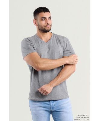 Men's Basic V-Neck Short Sleeve T-Shirt