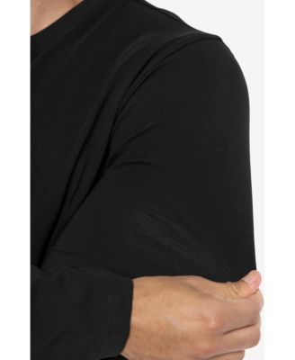 X RAY Men's Long Sleeve Henley T-Shirt