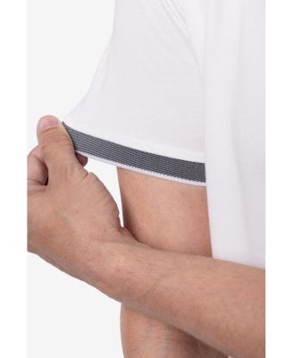 X RAY Men's XRAY Short Sleeve Zip-Neck Polo