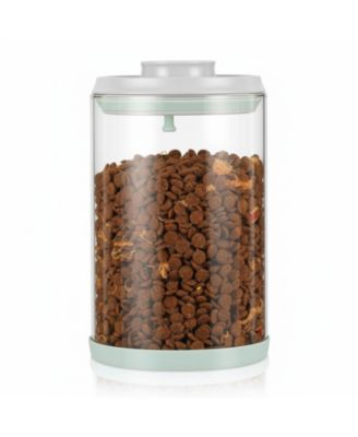 Airtight Glass Jar for Pet Food Kibble Snacks Pantry Storage