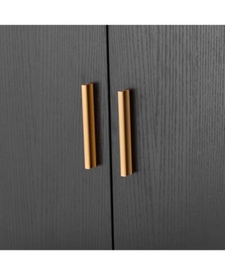 27.6" Hidden Cat Litter Box Enclosure Furniture with Metal Legs and Handle, Modern End Table, Fits Most Litter Boxes