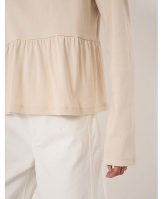 Women's Sana Peplum Jersey Top