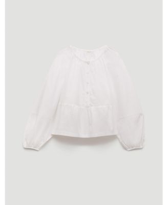 Women's Beck Cotton Peplum Blouse