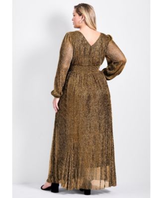 Women's Lucia Plisse Maxi Dress