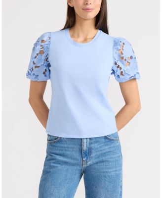 Women's Lace Sleeve Top