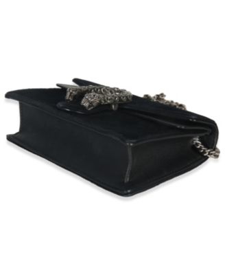 Black Velvet Super Mini Dionysus Chain Bag