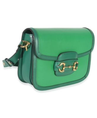 Emerald Green Azalea Calfskin Horsebit 1955 Shoulder Bag