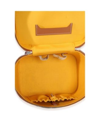 Gold Black Goyardine Canvas Muse Vanity Case