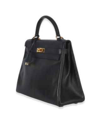 Vintage Black Ardennes Kelly 32 GHW