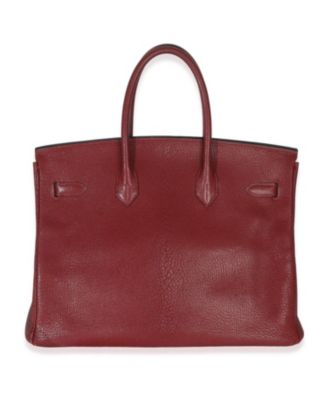 Rouge Grenat Chevre de Coromandel Birkin 35 PHW