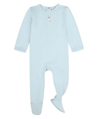 MeMoi Baby Boys Sitting Goose Footie - Baby blue 39$