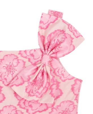 rare editions dress pink Rare Editions Big Girls Sleeveless Floral Embroidered Appliqued  Fit-And-Flare Dress
