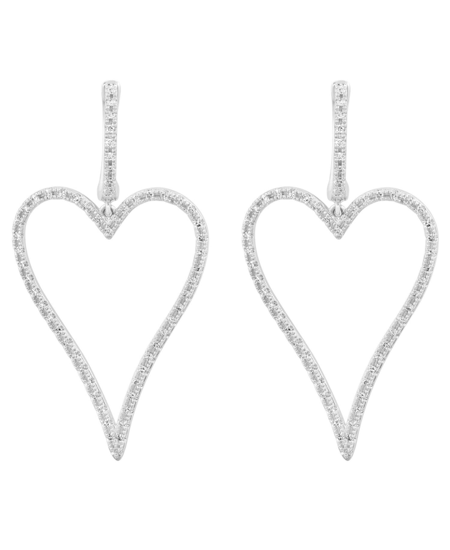 Diamond (1/3 ct. t.w.) Earrings in 14k White Gold