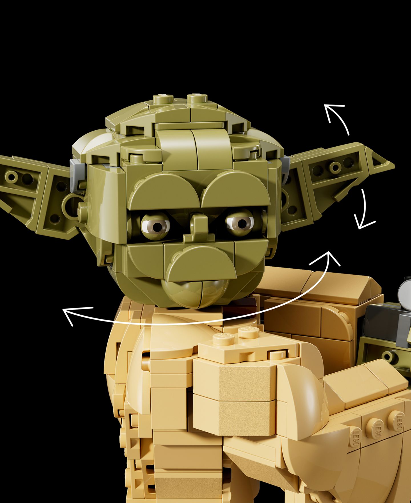 Детский конструктор LEGO® Star Wars: Attack of the Clones Yoda Bust 75438 Building Set, 399 Pieces — фото 3