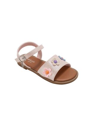 Little Girls Sandals Cute Fashion Flat Sandals and Summer Shoes with Ankle Strap